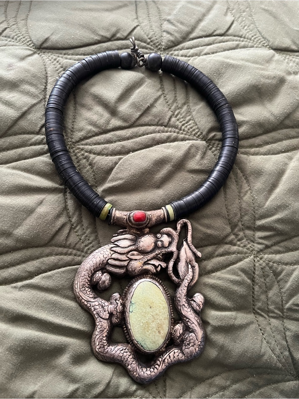“Breath of Fire & Earth choker necklace